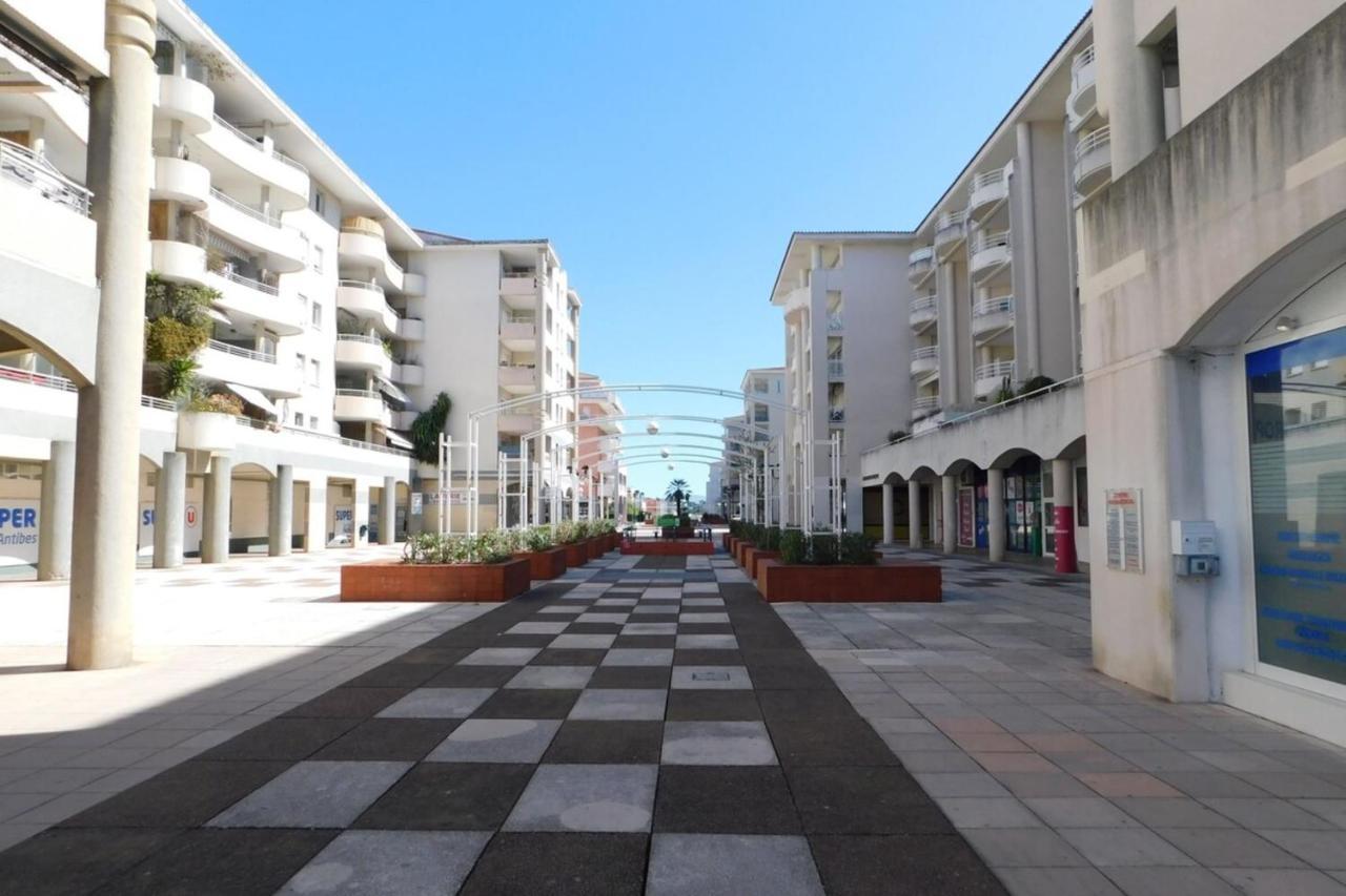 דירות "T2 "Antibes Les Pins 3" Air Conditionned Sea View With Parking And Pool" מראה חיצוני תמונה